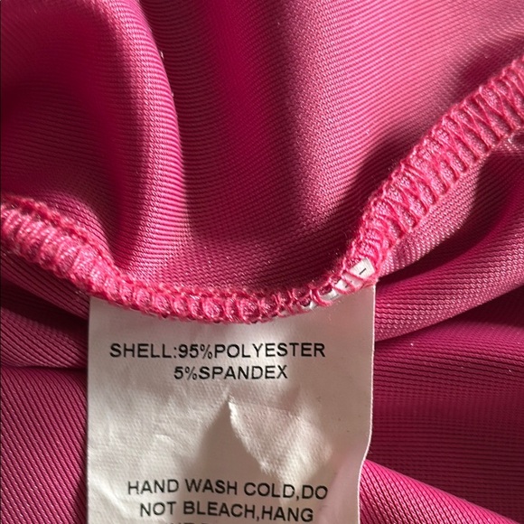 Weekend Suzanne Betro Women’s Large Pink Pleated Relaxed Tunic Blouse V Neck - Picture 5 of 5